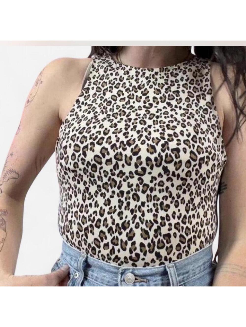 Gaze Women's Multi and Brown Bodysuit